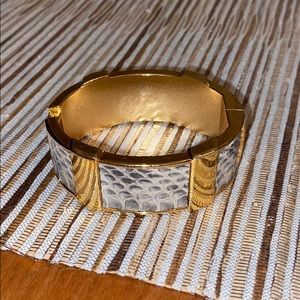 JCREW croc bracelet